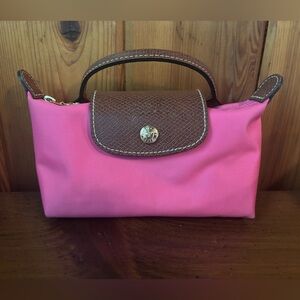 Longchamp Le Pliage Original Pouch Candy Pink